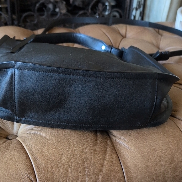 All Saints Midnight Black Shoulder Bag - Picture 4 of 12